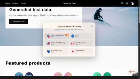 Currency.Wiki screenshot