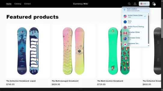 Currency.Wiki screenshot