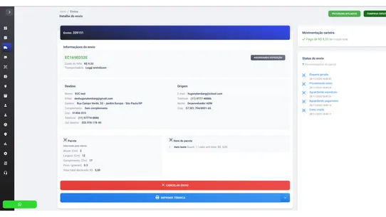 Envio Ecom screenshot
