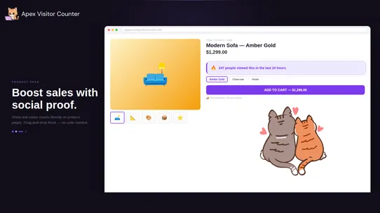 Apex Visitor Counter screenshot