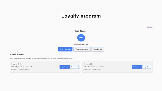 Diller Loyalty App screenshot
