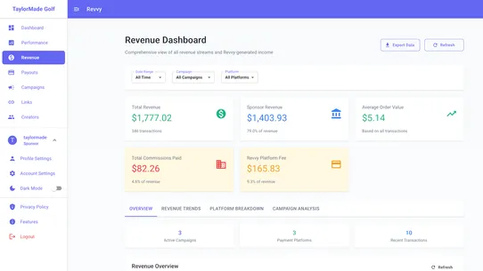Revvy Connects screenshot