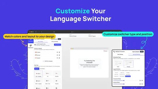 K: Website Translator + AI screenshot