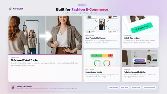 ClothCast ‑ AI Virtual Try‑On screenshot