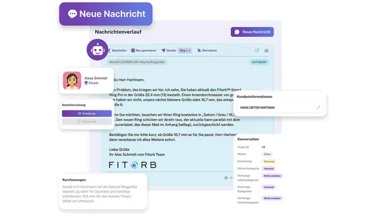 ZYBR: AI, Helpdesk &amp; Returns screenshot