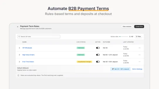 TermStack: B2B Payment Terms screenshot