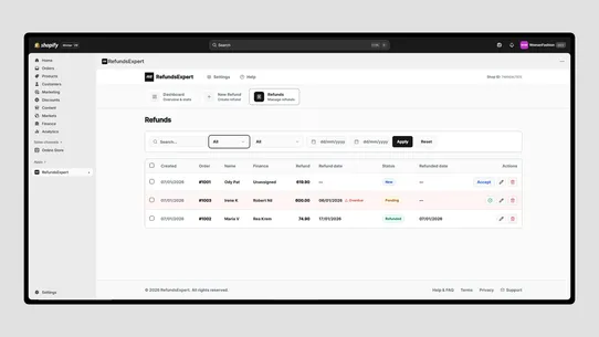 RefundsExpert screenshot