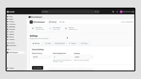 RefundsExpert screenshot