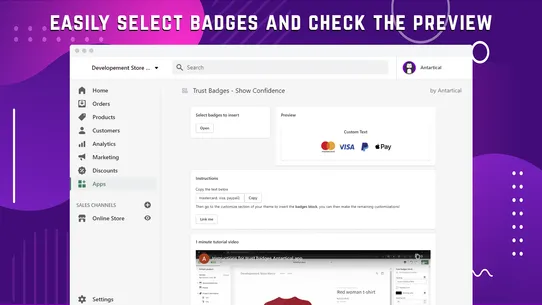 Trust Badges ‑ Show Confidence screenshot