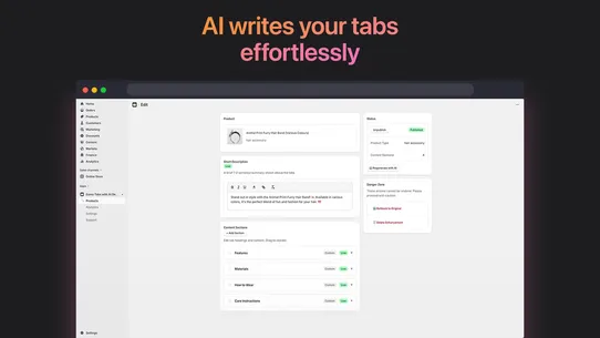 Sumo Tabs with AI Descriptions screenshot