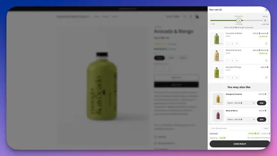 Hypercart: Cart Drawer Upsells screenshot