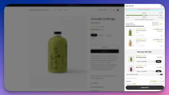 Hypercart: Cart Drawer Upsells screenshot