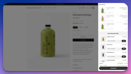 Hypercart: Cart Drawer Upsells screenshot