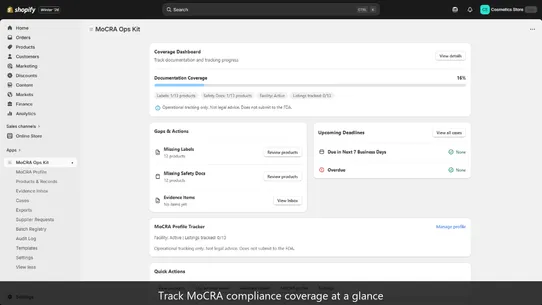 MoCRA Ops Kit screenshot