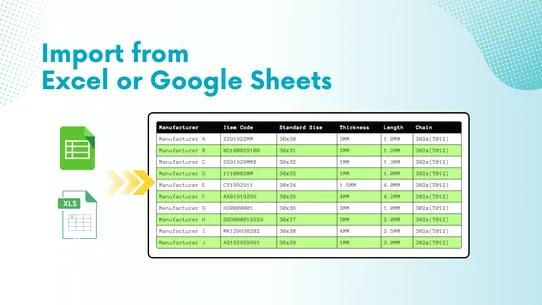 Table Master ‑ Excel to Table screenshot