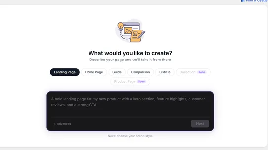 QuickPages screenshot