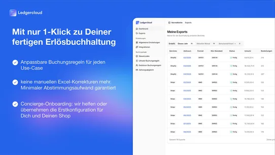 Ledgercloud: DATEV Buchhaltung screenshot