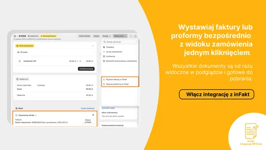 InFakt | Integracja WP Desk screenshot