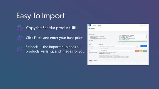 SanMar Inventory Importer screenshot