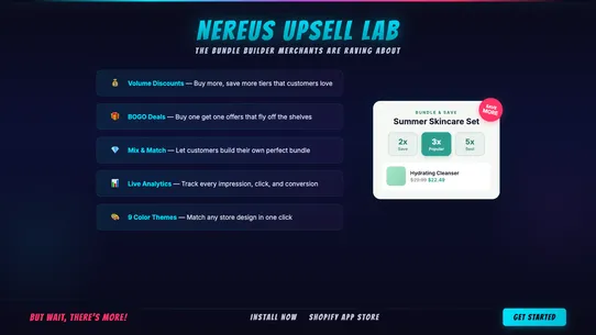 Nereus Upsell Lab screenshot