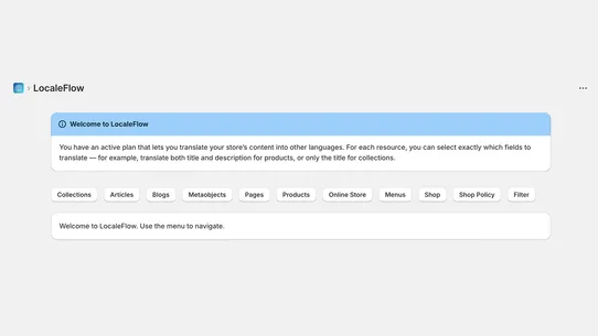 LocaleFlow screenshot