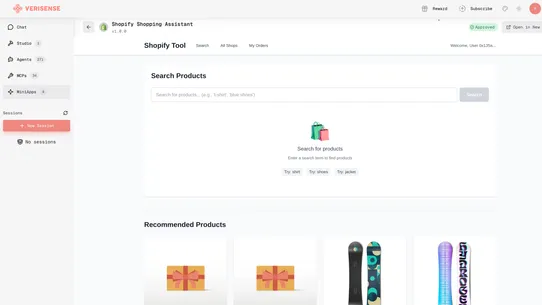 SenseSpace Integration screenshot