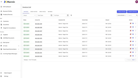 Marmin: IRBM Invoice with QR screenshot