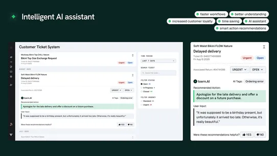 toern ‑ Returns &amp; Exchanges screenshot