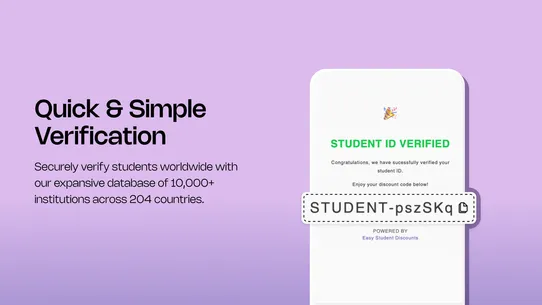 Easy Student Discounts screenshot