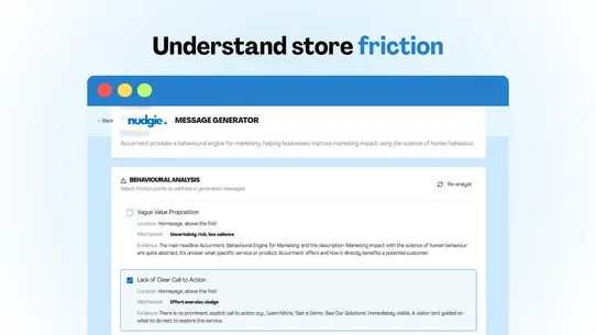 Nudgie: Science‑backed Pop‑up screenshot