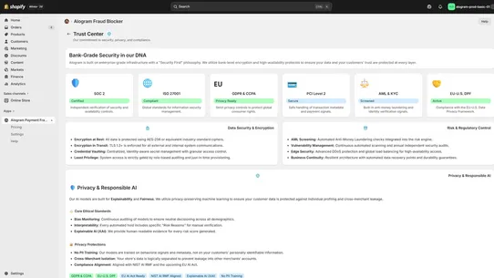 Alogram Payment Fraud Blocker screenshot