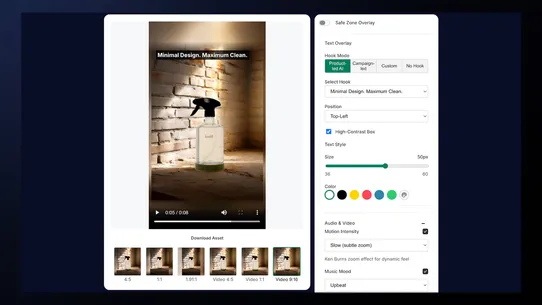 AsterBeam ‑ AI Ad Generator screenshot