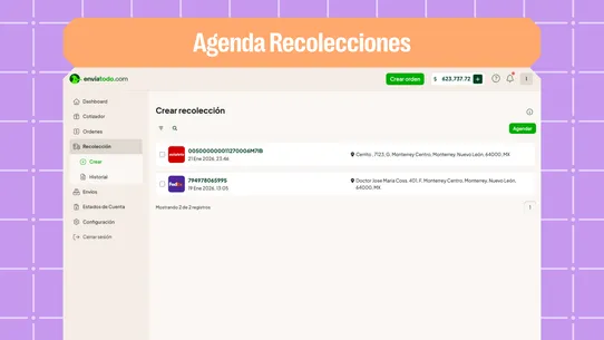 Enviatodo screenshot