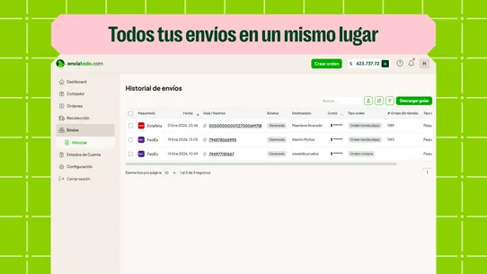 Enviatodo screenshot