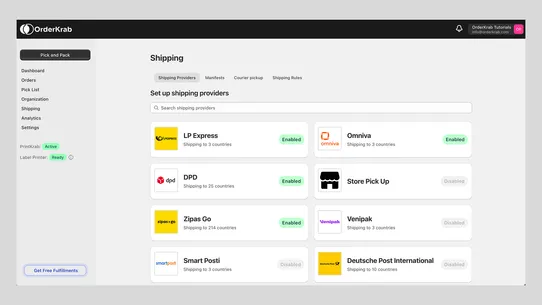 OrderKrab: Modern Fulfillment screenshot
