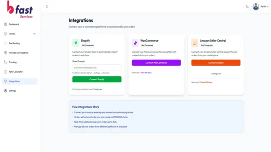 bfastlogistics screenshot