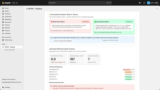 SKAW: AI SEO &amp; Agent Readiness screenshot