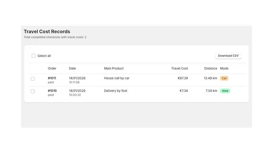 TravelCharge screenshot