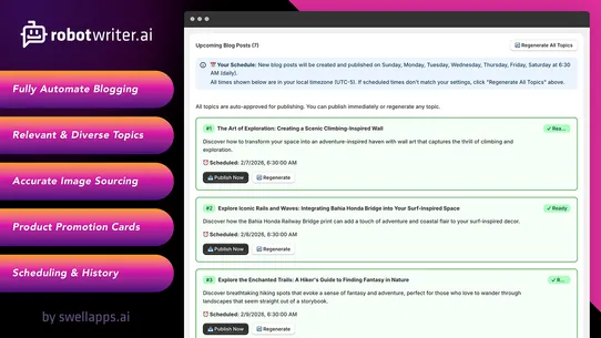 Robot Writer screenshot