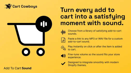 Cart Sound: Add To Cart Sound screenshot