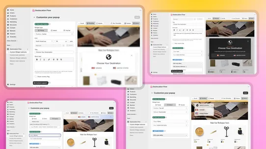 Geolocation Flow &amp; Redirects screenshot