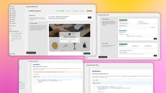 Geolocation Flow &amp; Redirects screenshot