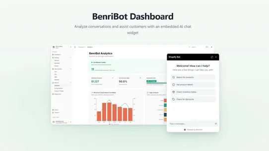 BenriBot – AI Support Assistan screenshot