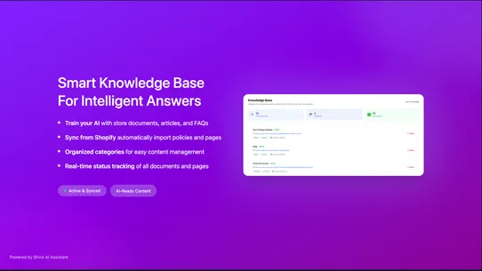 Brivix AI Assistant screenshot