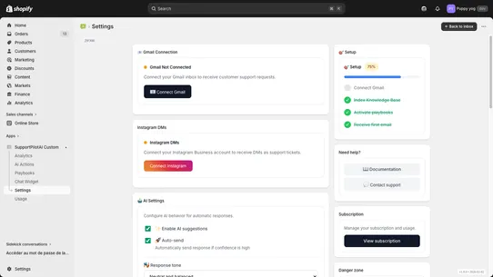 SupportPilot AI screenshot