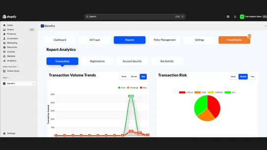 Sensfrx Fraud Prevention screenshot