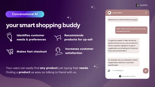lookfor AI Chatbot + ChatGPT screenshot