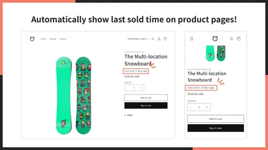 UR: Product Last Sold Label screenshot
