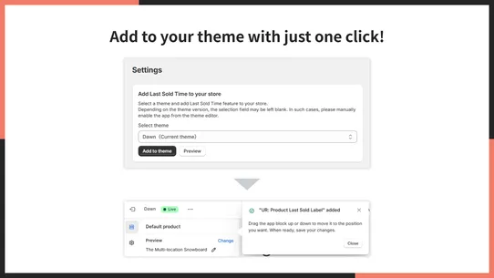 UR: Product Last Sold Label screenshot