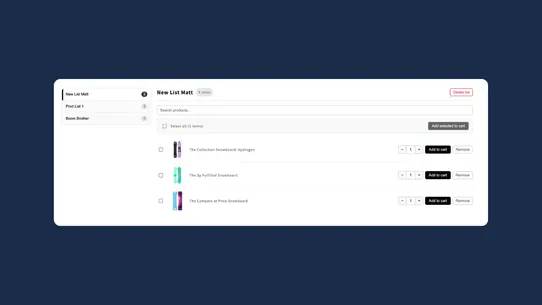 ReOrderly ‑ B2B Reorder Lists screenshot